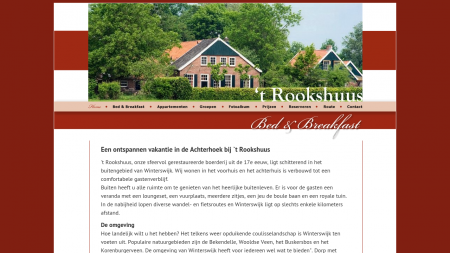 Rookshuus B & B en Appartementen 't