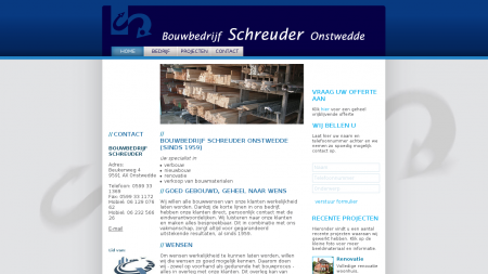 Schreuder Onstwedde Bouwbedrijf