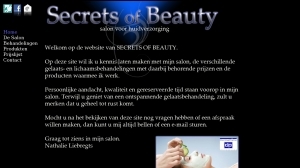 logo Secrets of Beauty Salon voor Huidverzorging