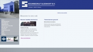 logo Bouwbedrijf Sleenhoff BV