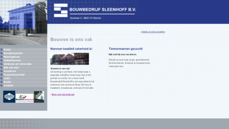 Bouwbedrijf Sleenhoff BV