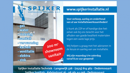 Spijker Installatietechniek Showroom Sanitair & Tegels VOF