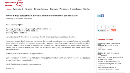 Bossink BV Sportcentrum