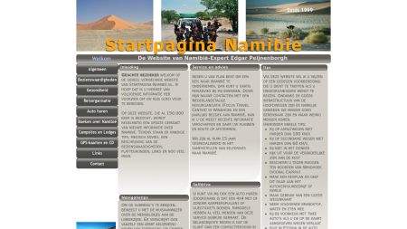 Startpagina Namibië