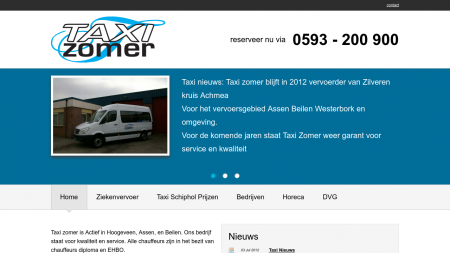 Taxi - en Ziekenvervoer Zomer