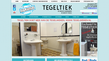 Tegeltiek Badkamerdesign De