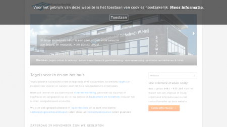Gelderland Tegelzetbedrijf W Heij