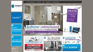 logo Tempert Badkamers/Sanitair  en Tegels