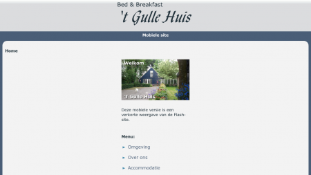 Gulle Huis Bed & Breakfast 't