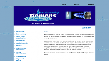 Tiemens Installatietechniek & Loodgietersbedrijf