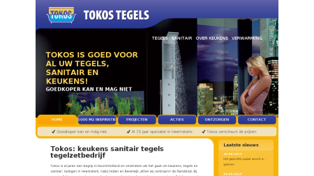 Tokos Keukens-Tegels-Sanitair - en Tegelzetbedrijf