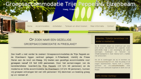 Trije Peppel Groepsaccommodaties De