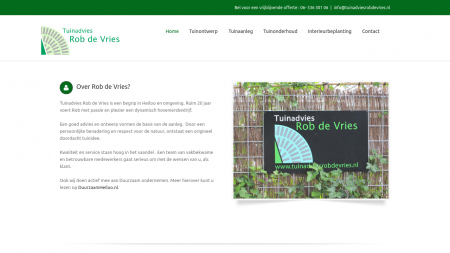 Tuinadvies Rob de Vries