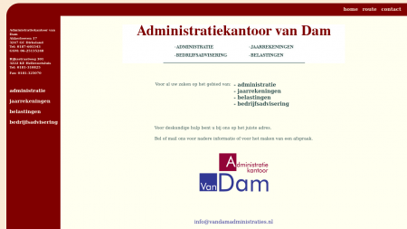 Administratiekantoor  J M P van Dam