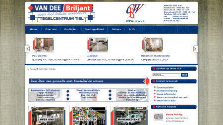 Dee/Briljant Tegelcentrum Tiel BV Van