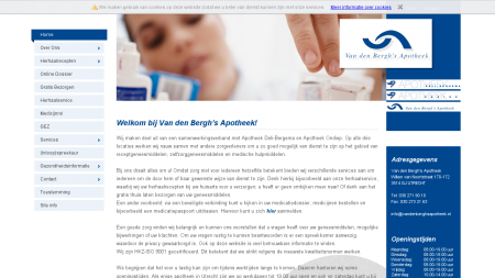 Apotheek  vd Bergh's Service Gratis Bezorgservice