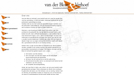 Blom & Verhoef BV Bouwplanontwikkeling & Aannemersbedrijf vd