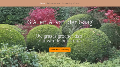 logo Gaag Hoveniersbedrijf  G A & A vd