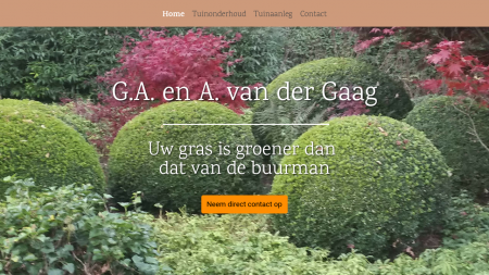 Gaag Hoveniersbedrijf  G A & A vd