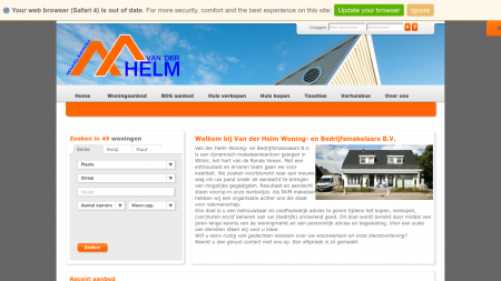 Helm woning- en bedrijfsmakelaars BV Van der