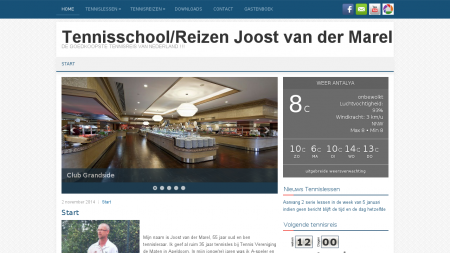 Reizen Joost vd Marel Tennisschool