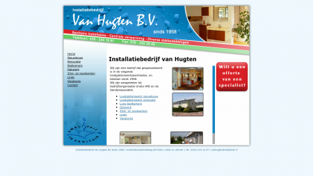 Hugten BV Loodgietersbedrijf en Sanitairspecialist