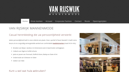 Rijswijk Mannenmode Van