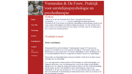 Vermeulen & De Fouw Praktijk v Psychotherapie