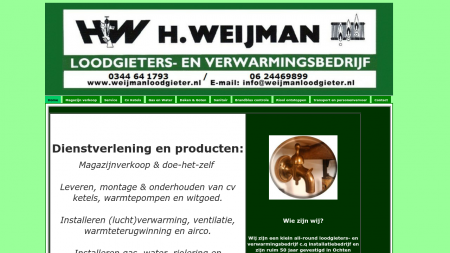 Weijman Loodgieters - en Verwarmingsbedrijf H