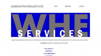 logo Administratiekantoor  WHE Services