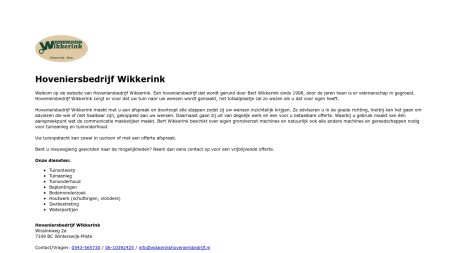 Wikkerink Hoveniersbedrijf