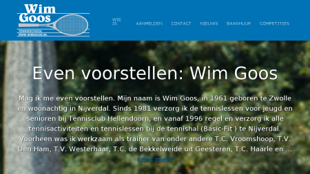 Wim Goos Tennisschool