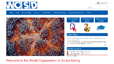 logo World Organisation of Scuba Diving WOSD BV