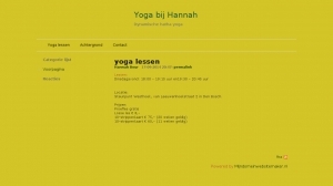 logo Yoga bij Hannah